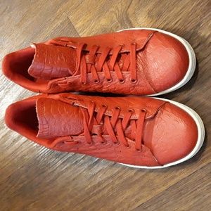 Mens ADIDAS shoes Red size 9
